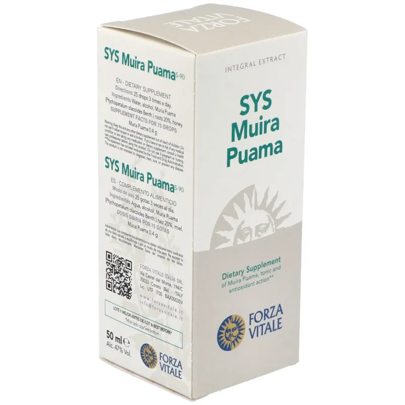 Forza Vitale Tónico Sys Muira Puama 50 ml | Farmacia Barata Forza Vitale Tónico Sys Muira Puama 50 ml | Farmacia Barata