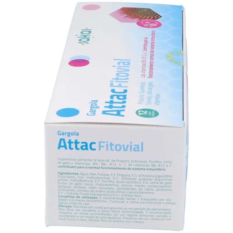 Gargola Fitovial Attac 10 ml x 12 Viales Sakai | Farmacia Barata