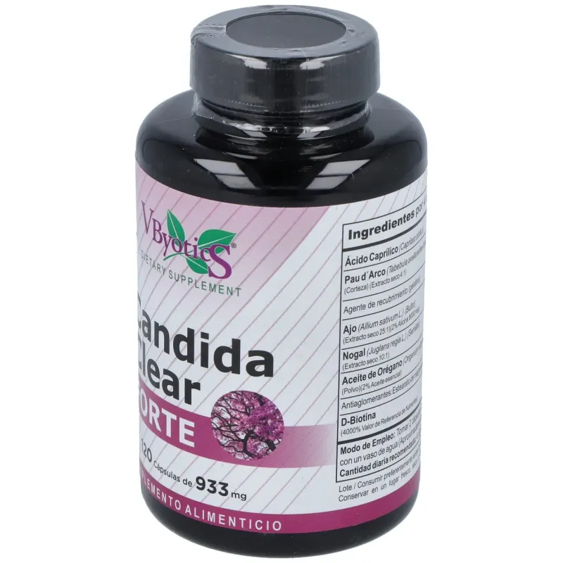Vbyotics Candida Clear Forte 120 cápsulas | Farmacia Barata Vbyotics Candida Clear Forte 120 cápsulas | Farmacia Barata