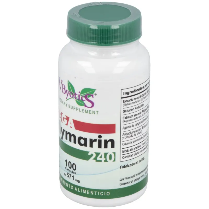 Vbyotics Mega Silimarina 240 mg 100 cápsulas | Farmacia Barata Vbyotics Mega Silimarina 240 mg 100 cápsulas | Farmacia Barata