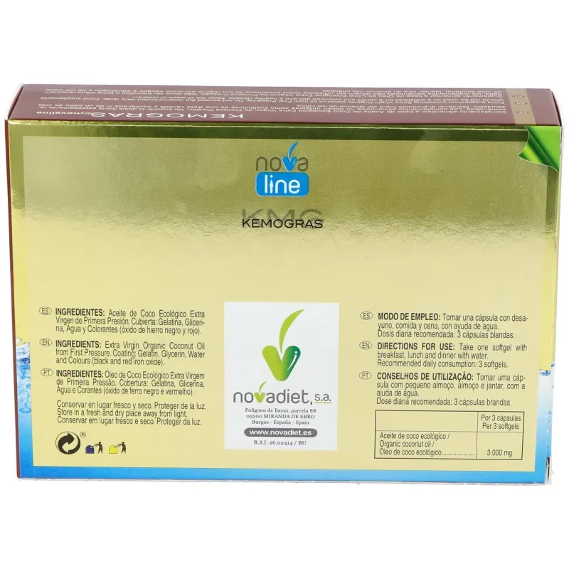 Novadiet Kemogras, 60 Cápsulas Blandas | Farmacia Barata Novadiet Kemogras, 60 Cápsulas Blandas | Farmacia Barata