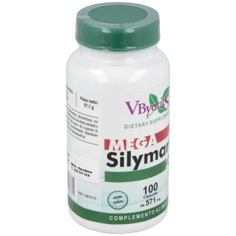 Vbyotics Mega Silimarina 240 mg 100 cápsulas | Farmacia Barata Vbyotics Mega Silimarina 240 mg 100 cápsulas | Farmacia Barata
