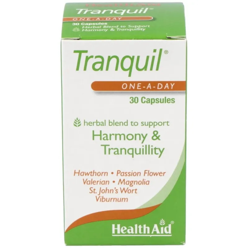 Health Aid Tranquil 30 cápsulas | Farmacia Barata Health Aid Tranquil 30 cápsulas | Farmacia Barata