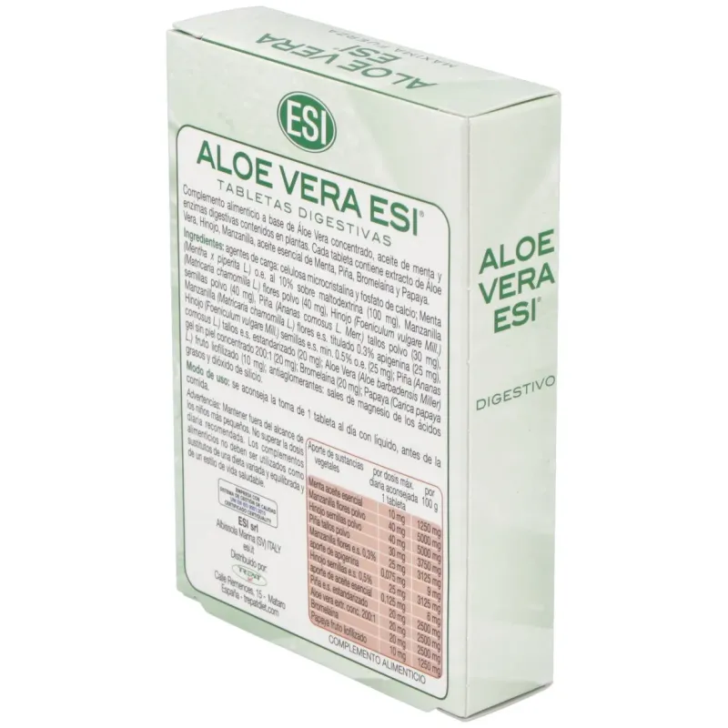ESI Aloe Vera Digestivo, 30 Comprimidos | Farmacia Barata