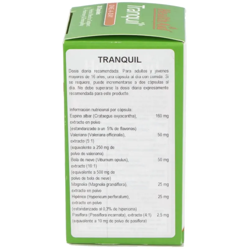 Health Aid Tranquil 30 cápsulas | Farmacia Barata Health Aid Tranquil 30 cápsulas | Farmacia Barata