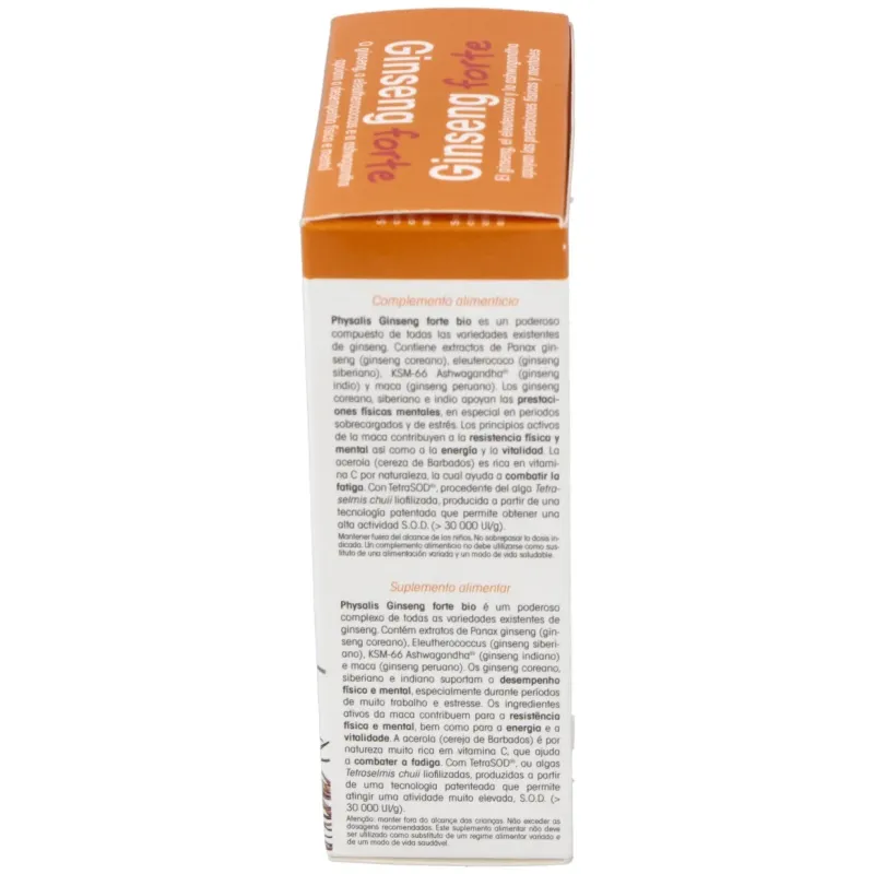 Physalis Ginseng Forte 30 comprimidos | Farmacia Barata Physalis Ginseng Forte 30 comprimidos | Farmacia Barata