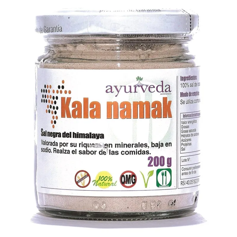Ayurveda Kala Namak 200 gr | Farmacia Barata