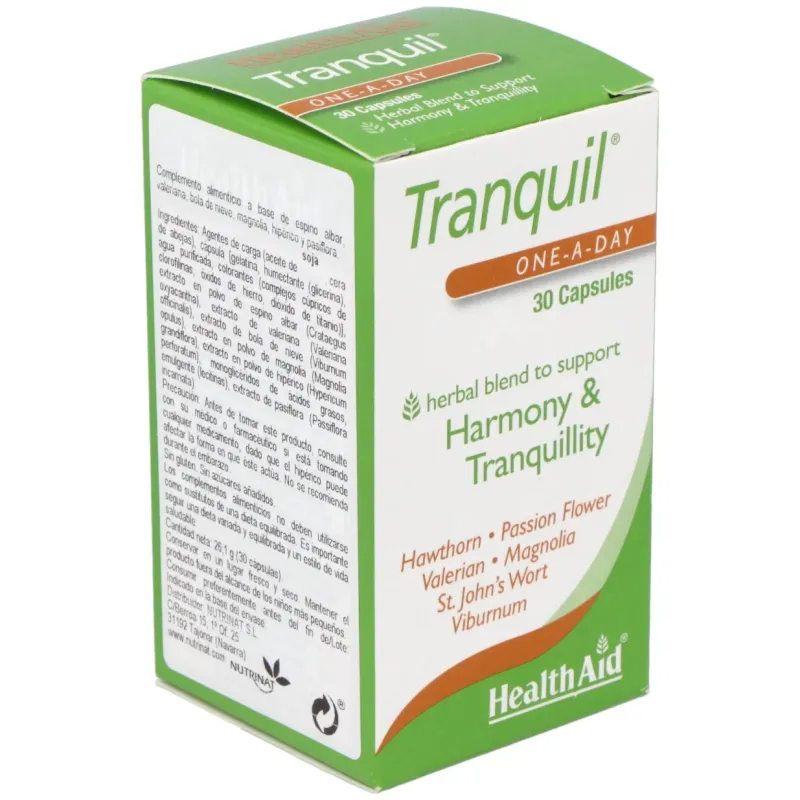 Health Aid Tranquil 30 cápsulas | Farmacia Barata Health Aid Tranquil 30 cápsulas | Farmacia Barata