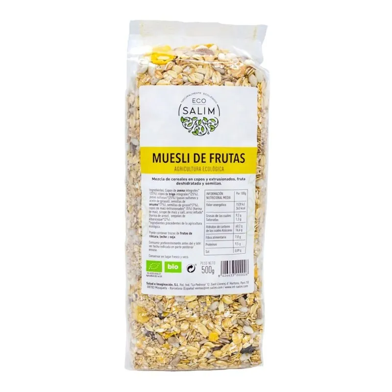 Salim Muesli Frutas 500g | Farmacia Barata Salim Muesli Frutas 500g | Farmacia Barata