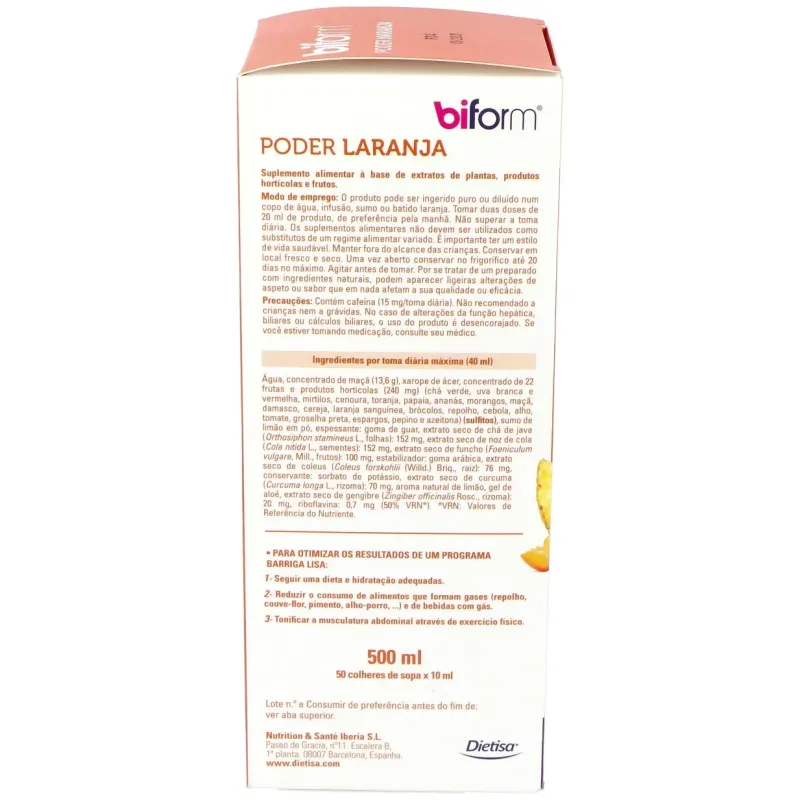 Dietisa Biform Poder Naranja 500 ml | Farmacia Barata Dietisa Biform Poder Naranja 500 ml | Farmacia Barata