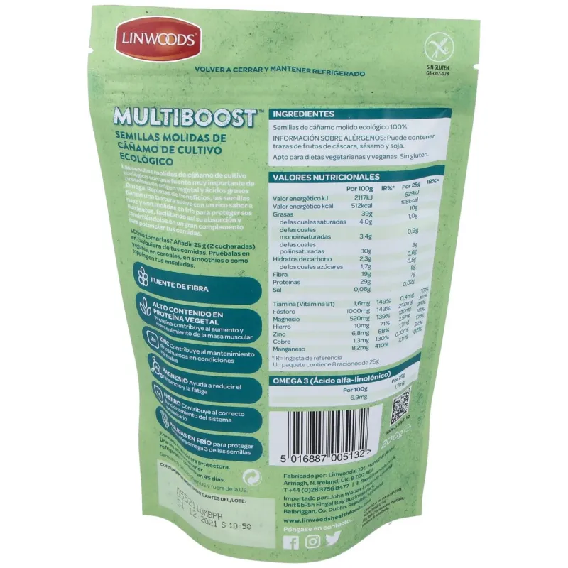 Linwoods Cáñamo 200g Bio | Farmacia Barata Linwoods Cáñamo 200g Bio | Farmacia Barata