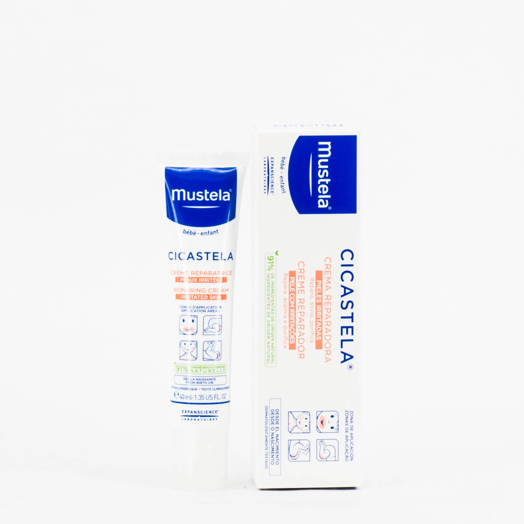 Mustela Cicastela, 40ml.