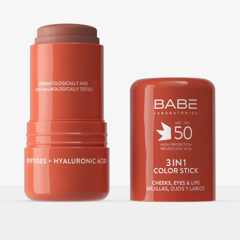 Babé 3 en 1 Color 2 Stick SPF50, 4 g | Farmacia Barata Babé 3 en 1 Color 2 Stick SPF50, 4 g | Farmacia Barata