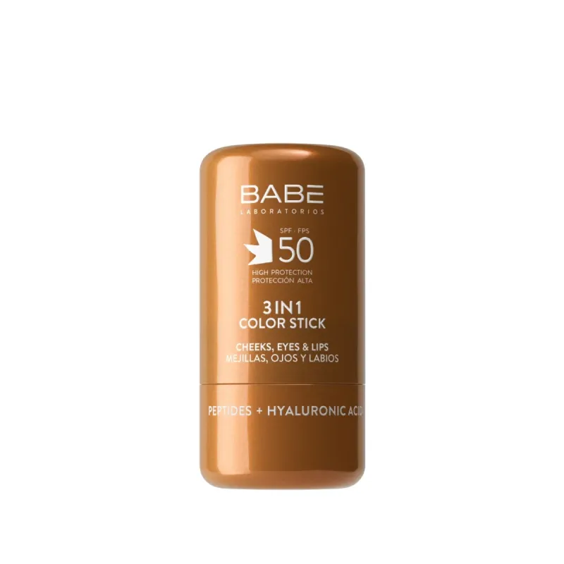 Babé 3 en 1 Color 3 Stick SPF50, 4 g | Farmacia Barata Babé 3 en 1 Color 3 Stick SPF50, 4 g | Farmacia Barata