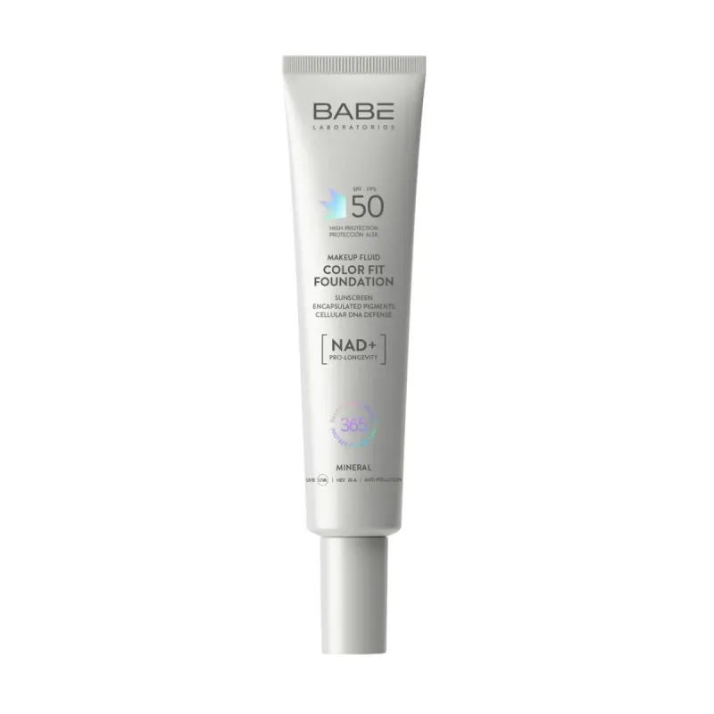 Babé Color Fit Foundation SPF50 Base Mineral 40 ml | Farmacia Barata Babé Color Fit Foundation SPF50 Base Mineral 40 ml | Farmacia Barata