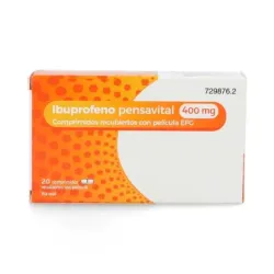 Ibuprofeno Pensavital 400 mg, 20 comprimidos