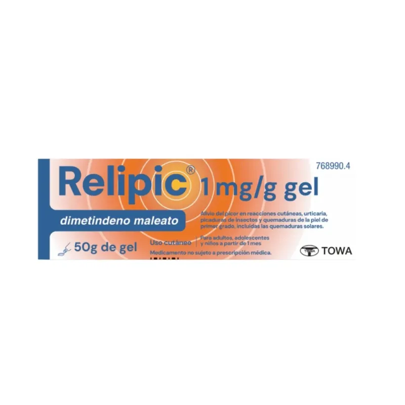 Relipic 1mg/g Gel Cutaneo, 50 gr