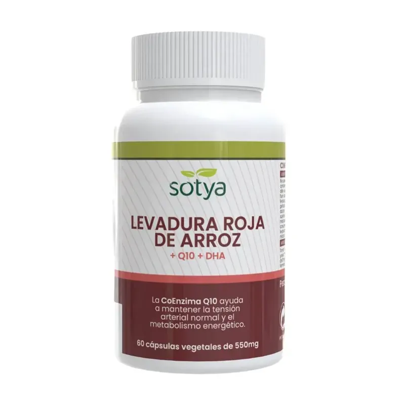 Sotya levadura roja de arroz + q10 +dha 60caps | Farmacia Barata Sotya levadura roja de arroz + q10 +dha 60caps | Farmacia Barata