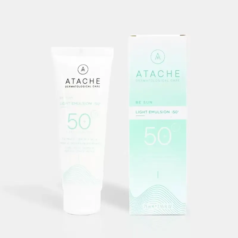 Atache Be Sun Light Emulsión SPF50+ Facial 75 ml | Farmacia Barata Atache Be Sun Light Emulsión SPF50+ Facial 75 ml | Farmacia Barata