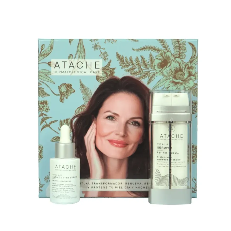Atache Pack Vital Age V-B3 Sérum + Sérum 2 Retinol | Farmacia Barata Atache Pack Vital Age V-B3 Sérum + Sérum 2 Retinol | Farmacia Barata