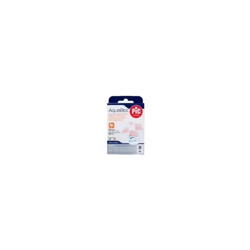Pic aquabloc con bactericida apósito adhesivo surtido 20uds | Farmacia Barata