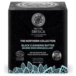 Natura siberica manteca negra limpiadora desmaquillante de uso diario 120 ml