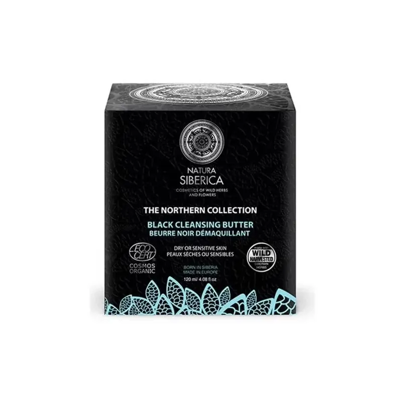 Natura siberica manteca negra limpiadora desmaquillante de uso diario 120 ml | Farmacia Barata