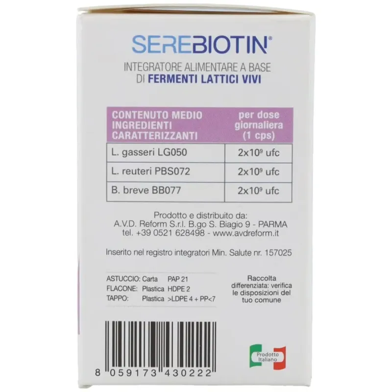 Serebiotin 20cap - avd reform | Farmacia Barata