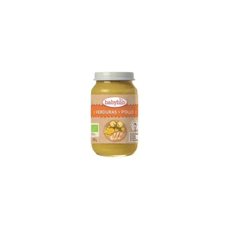Babybio tarrito ecológico de verduras y pollo 200g | Farmacia Barata Babybio tarrito ecológico de verduras y pollo 200g | Farmacia Barata