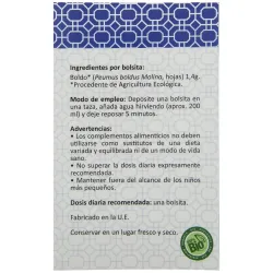 Boldo infusion 20bolsitas. bio | Farmacia Barata