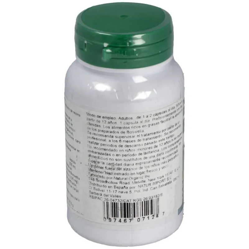Boswellin 300mg. 60cap. herbal actives | Farmacia Barata