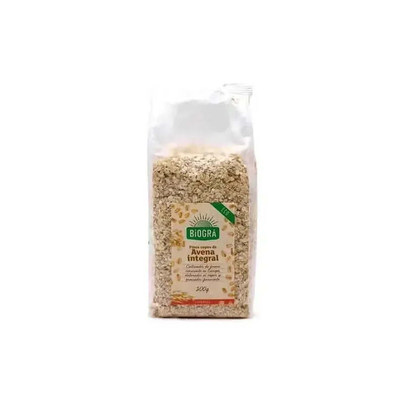Copos de avena finos integrales 500gr. bio 2 | Farmacia Barata