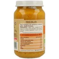 Babybio tarrito ecológico de verduras y pollo 200g | Farmacia Barata Babybio tarrito ecológico de verduras y pollo 200g | Farmacia Barata