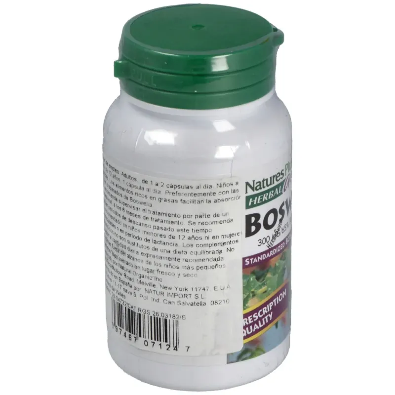 Boswellin 300mg. 60cap. herbal actives | Farmacia Barata