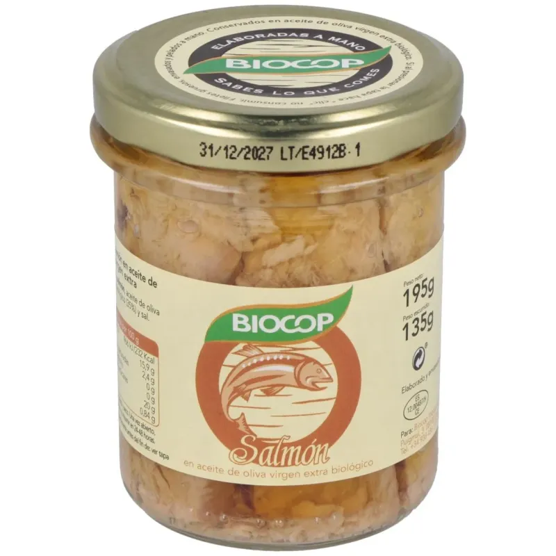 Biocop salmon filetes bio 195g | Farmacia Barata Biocop salmon filetes bio 195g | Farmacia Barata