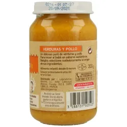 Babybio tarrito ecológico de verduras y pollo 200g | Farmacia Barata Babybio tarrito ecológico de verduras y pollo 200g | Farmacia Barata