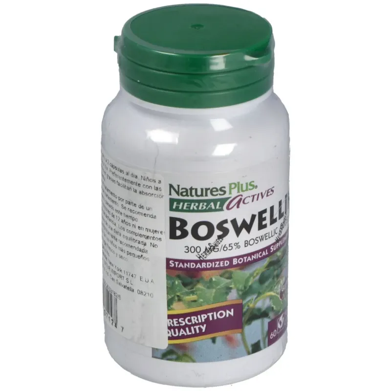 Boswellin 300mg. 60cap. herbal actives | Farmacia Barata