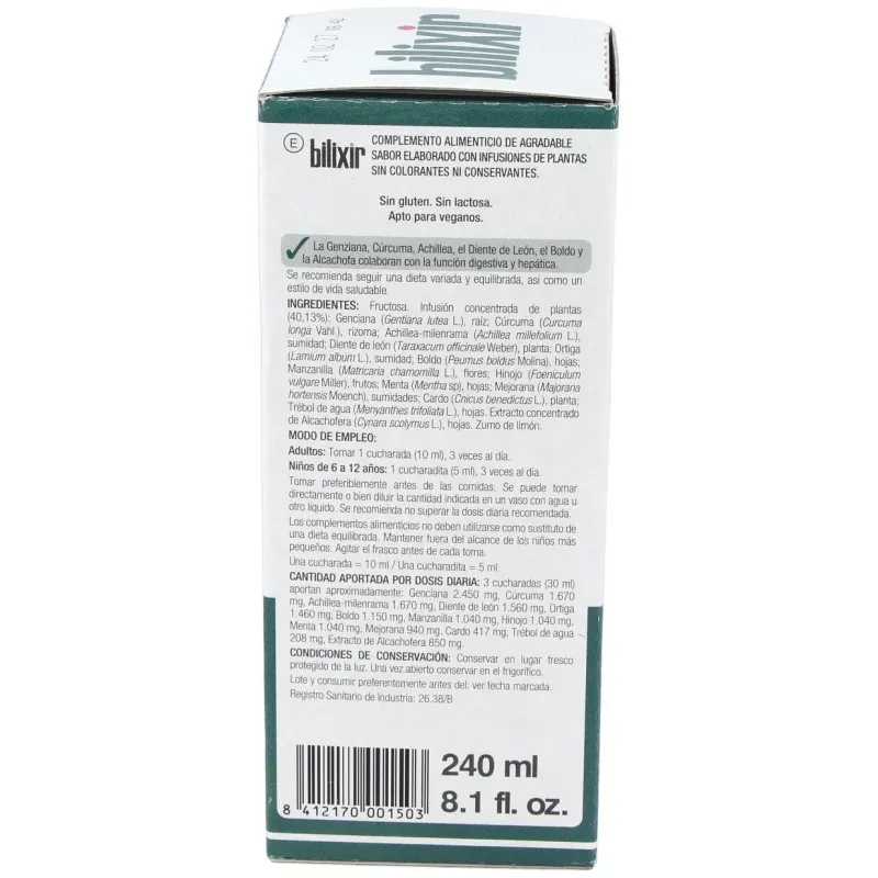 Bilixir jarabe 240ml. | Farmacia Barata Bilixir jarabe 240ml. | Farmacia Barata