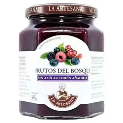 La Artesana Mermelada de Frutas del Bosque sin Azúcar, 310 g