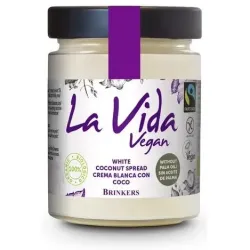 La Vida Vegan Crema Blanca con Coco Bio sin Gluten, 270 g