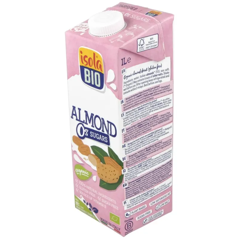 Isola bio bebida veg almendras s/a bio 1000ml | Farmacia Barata Isola bio bebida veg almendras s/a bio 1000ml | Farmacia Barata