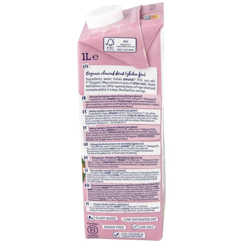 Isola bio bebida veg almendras s/a bio 1000ml | Farmacia Barata Isola bio bebida veg almendras s/a bio 1000ml | Farmacia Barata