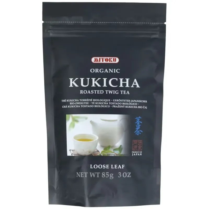 Mitoku té 3 años kukicha bio 85g | Farmacia Barata