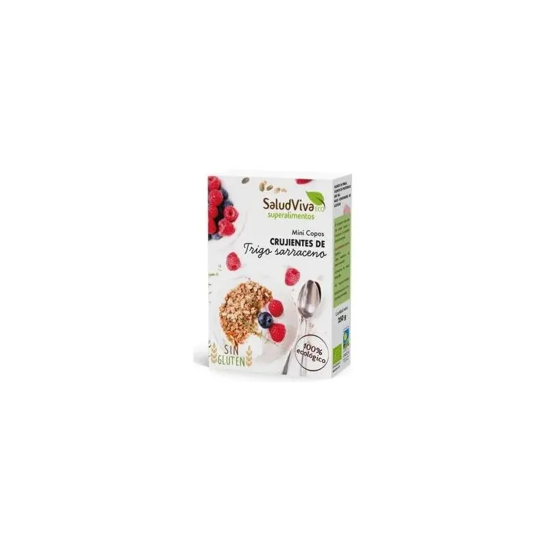 Salud viva mini copos crujientes trigo sarraceno bio 250g | Farmacia Barata