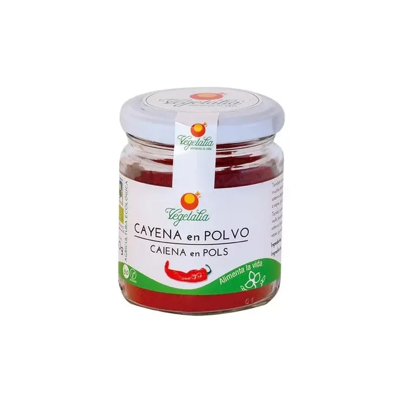 Vegetalia pimienta cayena bio 80g | Farmacia Barata