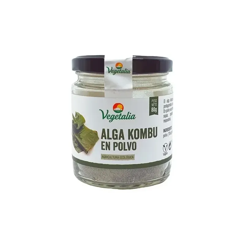 Vegetalia alga kombu en polvo bio 80g | Farmacia Barata Vegetalia alga kombu en polvo bio 80g | Farmacia Barata