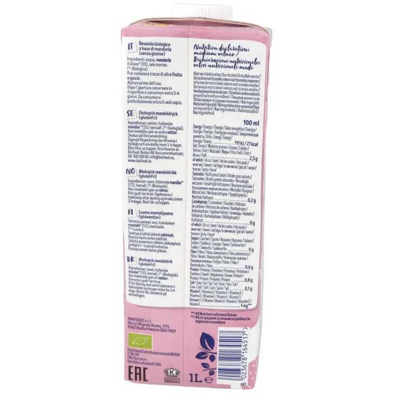 Isola bio bebida veg almendras s/a bio 1000ml | Farmacia Barata Isola bio bebida veg almendras s/a bio 1000ml | Farmacia Barata