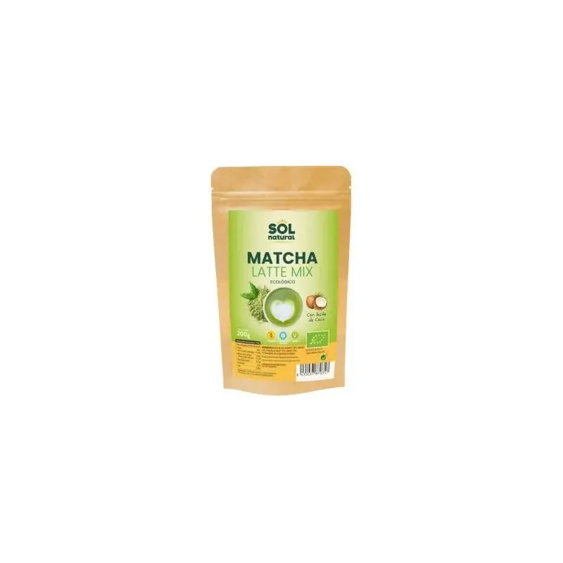 Matcha latte mix con leche de coco 200gr. bio sg | Farmacia Barata