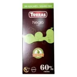 Torras chocolate negro 60% con stevia 100g | Farmacia Barata