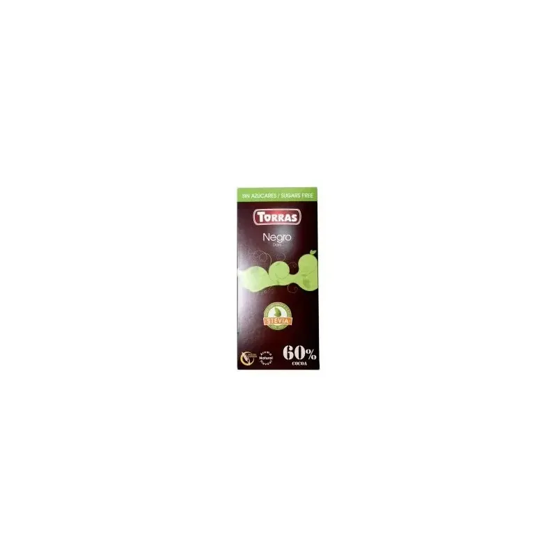Torras chocolate negro 60% con stevia 100g | Farmacia Barata